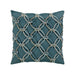 20" x 20" Lagoon Rope pillow by Elaine Smith | Sunbrella yarn, faux down | blue, grey, rope, nautical