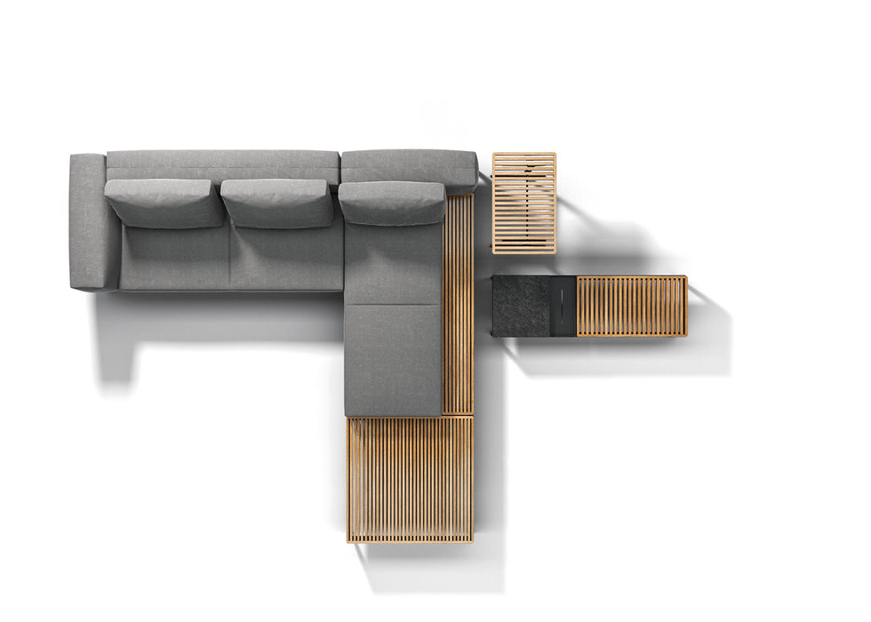Grid Chaise Sectional