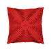 20" x 20" Dimension Scarlet pillow by Elaine Smith | Sunbrella, faux down | red, basketweave, pattern, texture