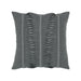 20" x 20" Gladiator Smoke pillow by Elaine Smith | Sunbrella, faux down | grey, woven, basketweave