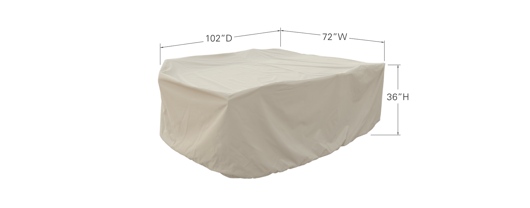Medium Oval/Rectangular Table and Chair Cover