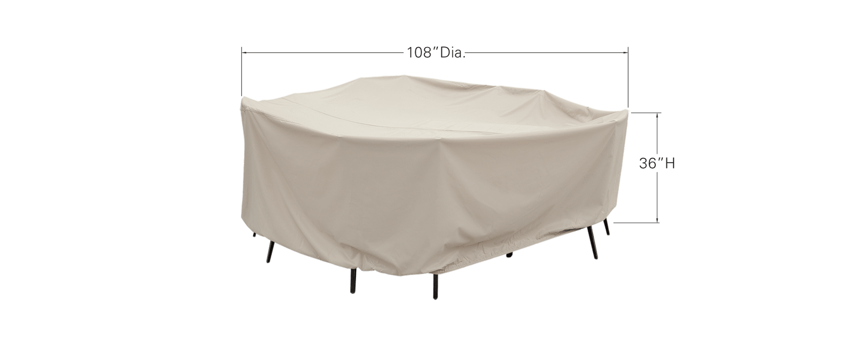 60" Round/Square Table and Chair Cover