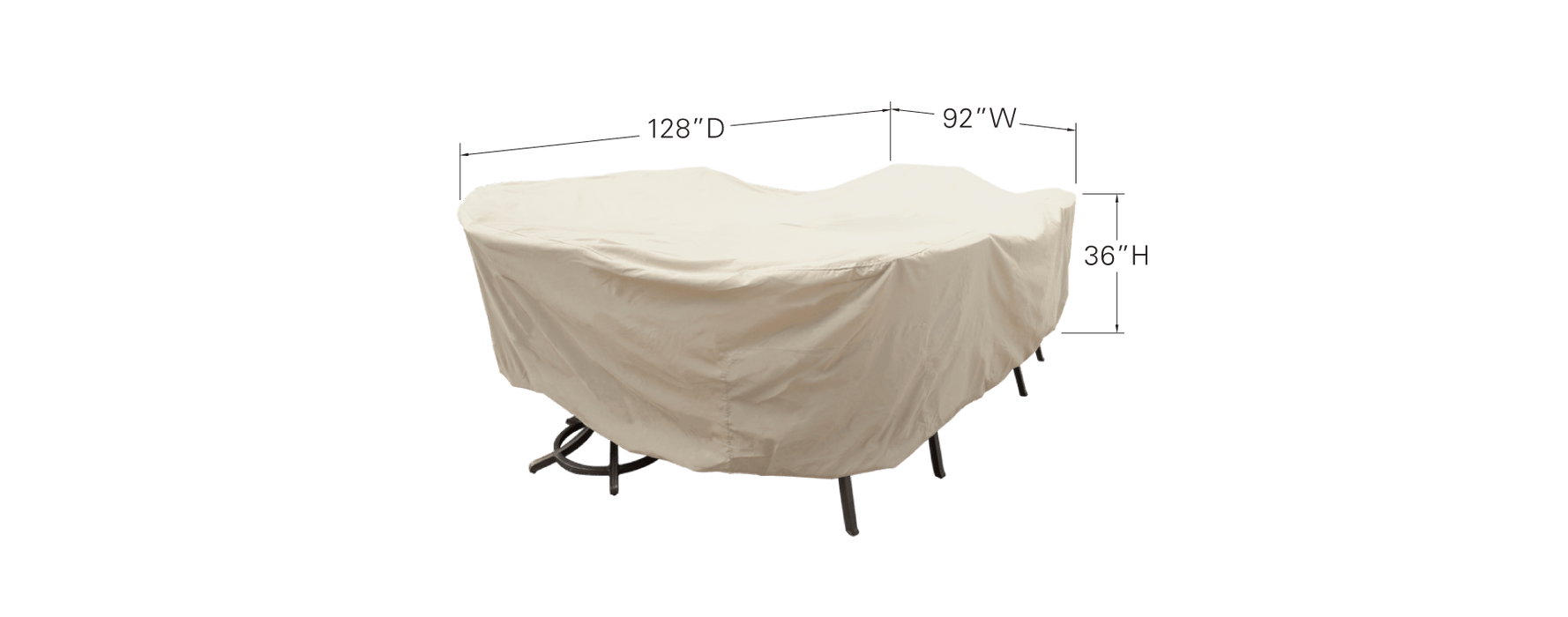 Large Oval/Rectangular Table and Chair Cover