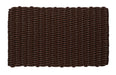 Cape Cod Doormat – Brown – Reversible, woven polypropylene Cape Cod Doormats are made in the USA to keep snow, sand, dirt and debris outside - year after year. Tough polypropylene cordage won't rot from exposure to rain, sun or salt water. Reversible, colorfast, mildew and insect-resistant. Hose clean and quick drying. For non-skid surfaces.  Edit alt text