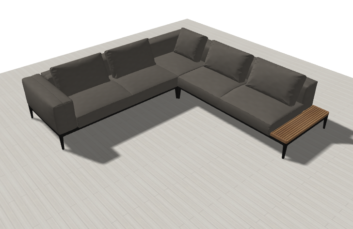 Grid 3-Piece Sectional